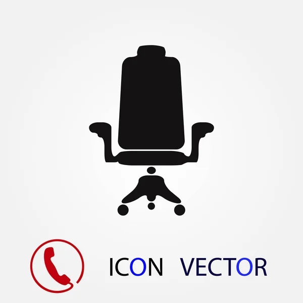 Icono Silla Vector Mejor Icono Plano Eps — Archivo Imágenes Vectoriales