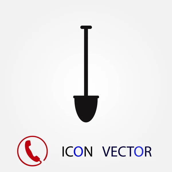 Shovel Vector Icon Vector Best Flat Icon Eps — Stock Vector