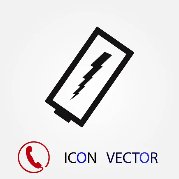 Descargado Icono Batería Vector Mejor Icono Plano Eps — Vector de stock