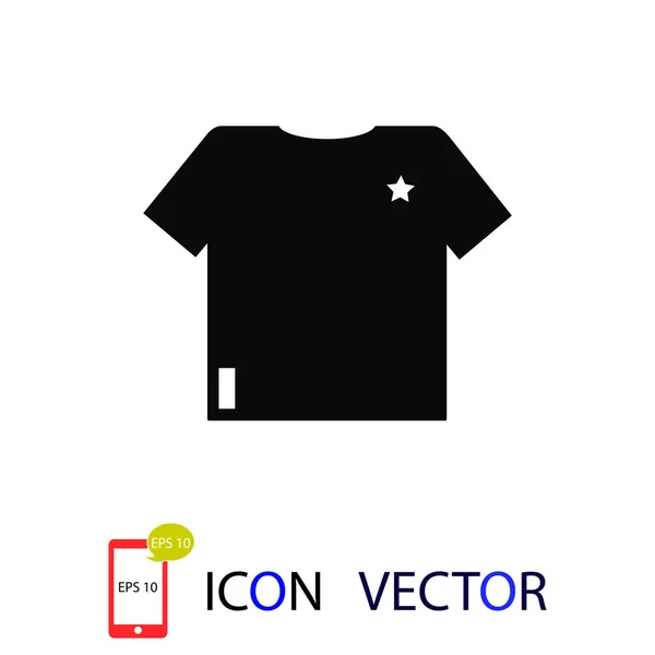 Shirt Symbol Vektor Bestes Flaches Symbol Eps — Stockvektor
