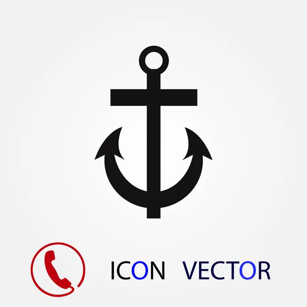 Ancor Ikon Vector Legjobb Lapos Ikon Eps — Stock Vector