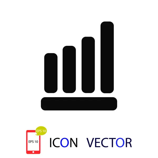 Icono Gráfico Vector Mejor Icono Plano Eps — Vector de stock