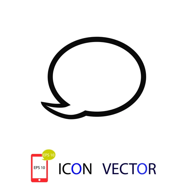 Icono Burbuja Voz Vector Mejor Icono Plano Eps — Archivo Imágenes Vectoriales