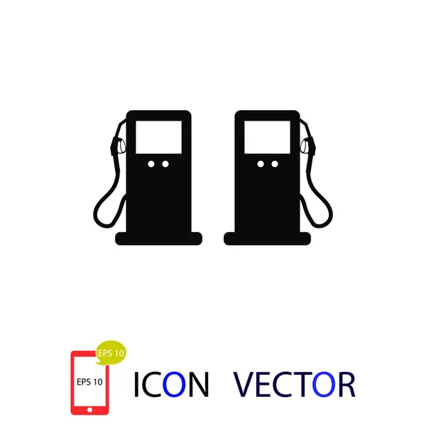 Icono Gas Vector Mejor Icono Plano Eps — Vector de stock