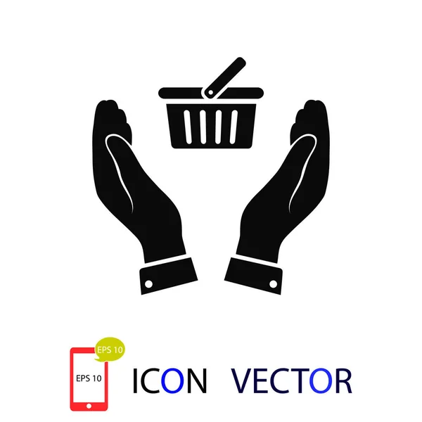 Basket Icon Vector Best Flat Icon Eps Stock Vector