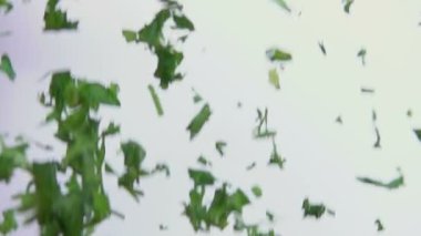 Yeşil maydanoz uçuyor