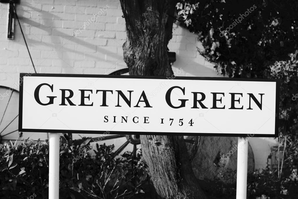 Gretna Green sign 