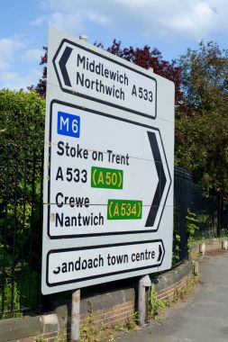 UK road sign  clipart