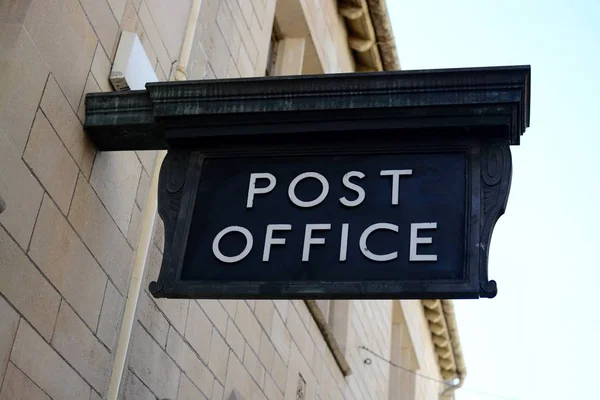 Postkontor tecken — Stockfoto