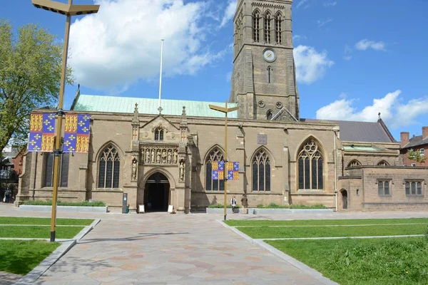 莱斯特 2015年5月12日 莱斯特大教堂 马丁在莱斯特市 国王理查德 Iii 遗骸的那里被埋没 — 图库照片