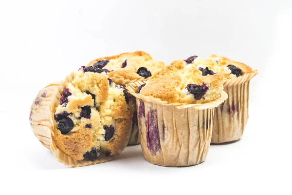 The white background of Blueberry Muffin — Stock Photo, Image