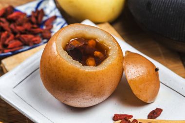 Tatlı demlenmiş kar armut kırmızı Tarih, Lycium barbarum