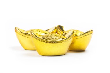 Çin yeni yılı süsleme. Ben Çin Altın külçe bezemeleri