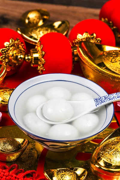 Çince Lantern Festivali gıda
