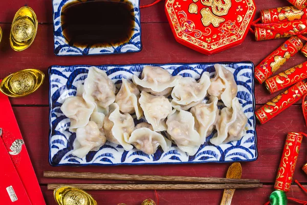 Çin Jiaozi yeni yıl gıda, Bahar Festivali gıda traditiona üzerinde