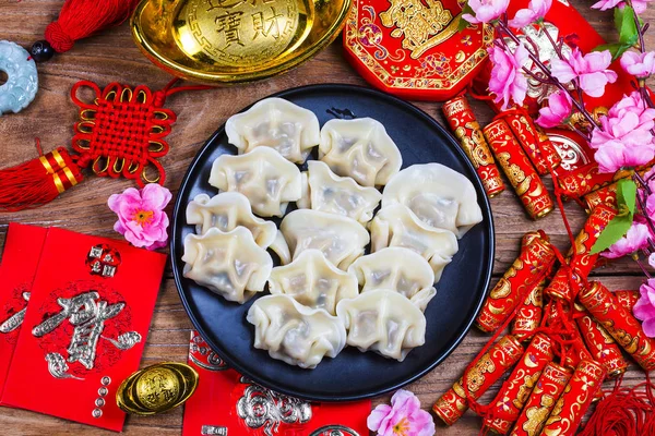 Çin Jiaozi yeni yıl gıda, Bahar Festivali gıda traditiona üzerinde