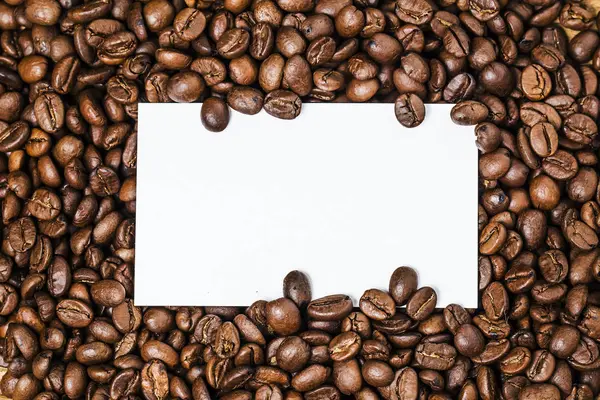 Leere Visitenkarten Und Eine Tasse Kaffee Auf Einem Holztisch Corporate Stockfoto