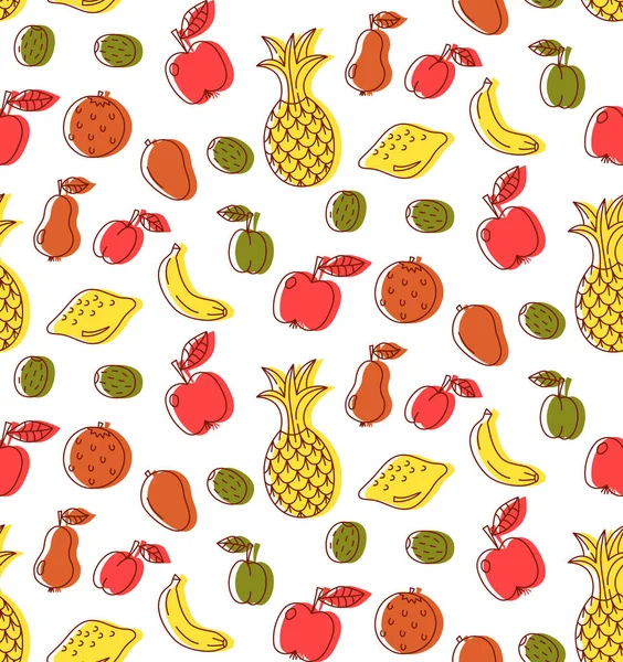 Meyve sorunsuz vektör desen