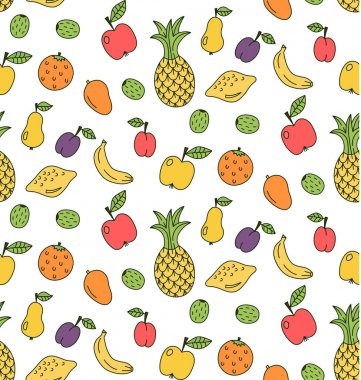 Dikişsiz meyve deseni