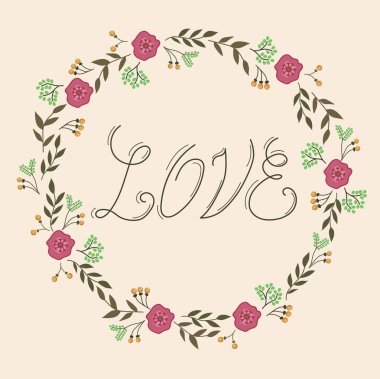 metin çerçeve çiçek