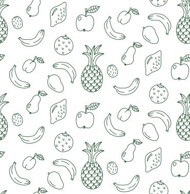 Dikişsiz meyve deseni