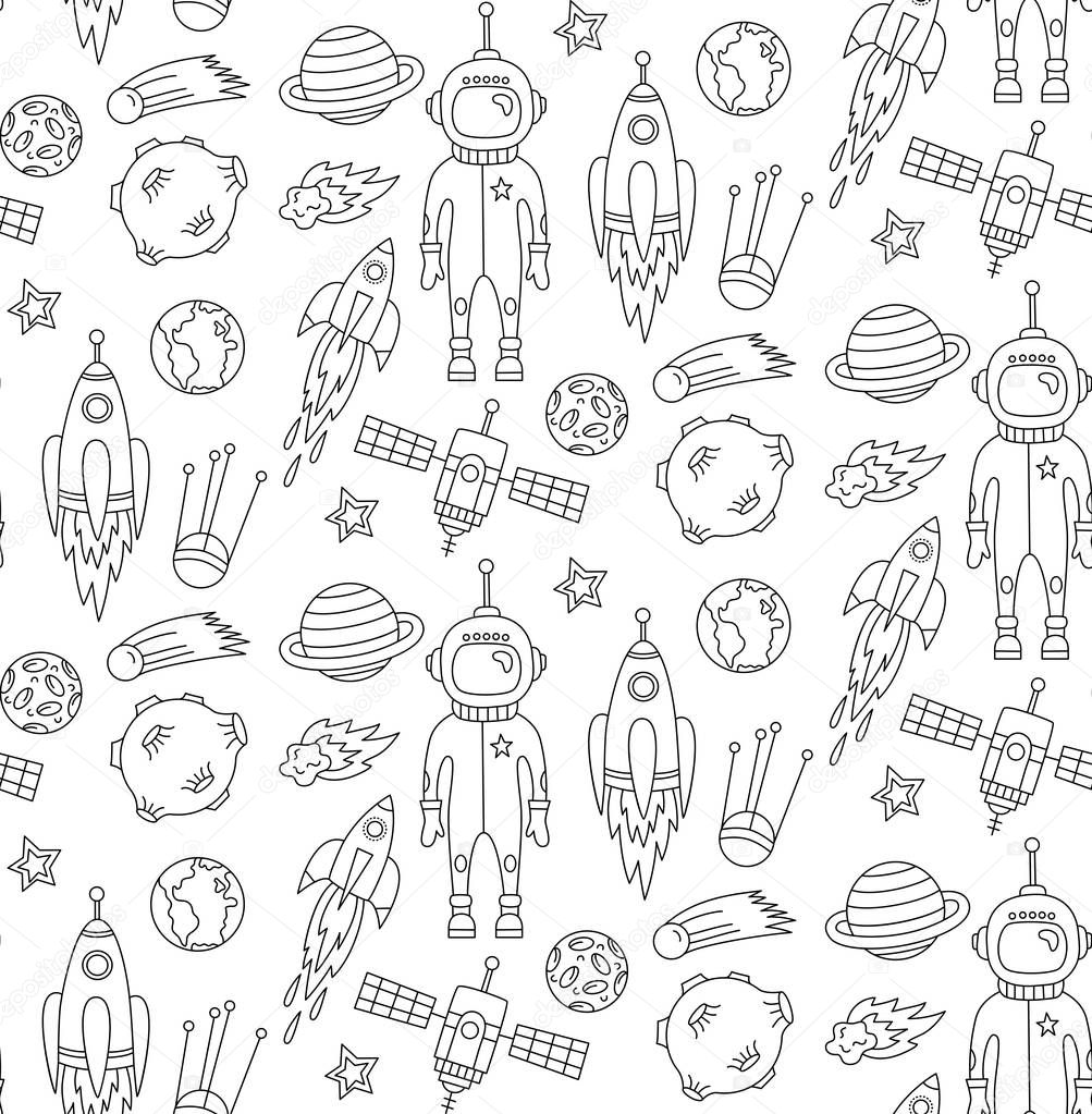 space theme pattern