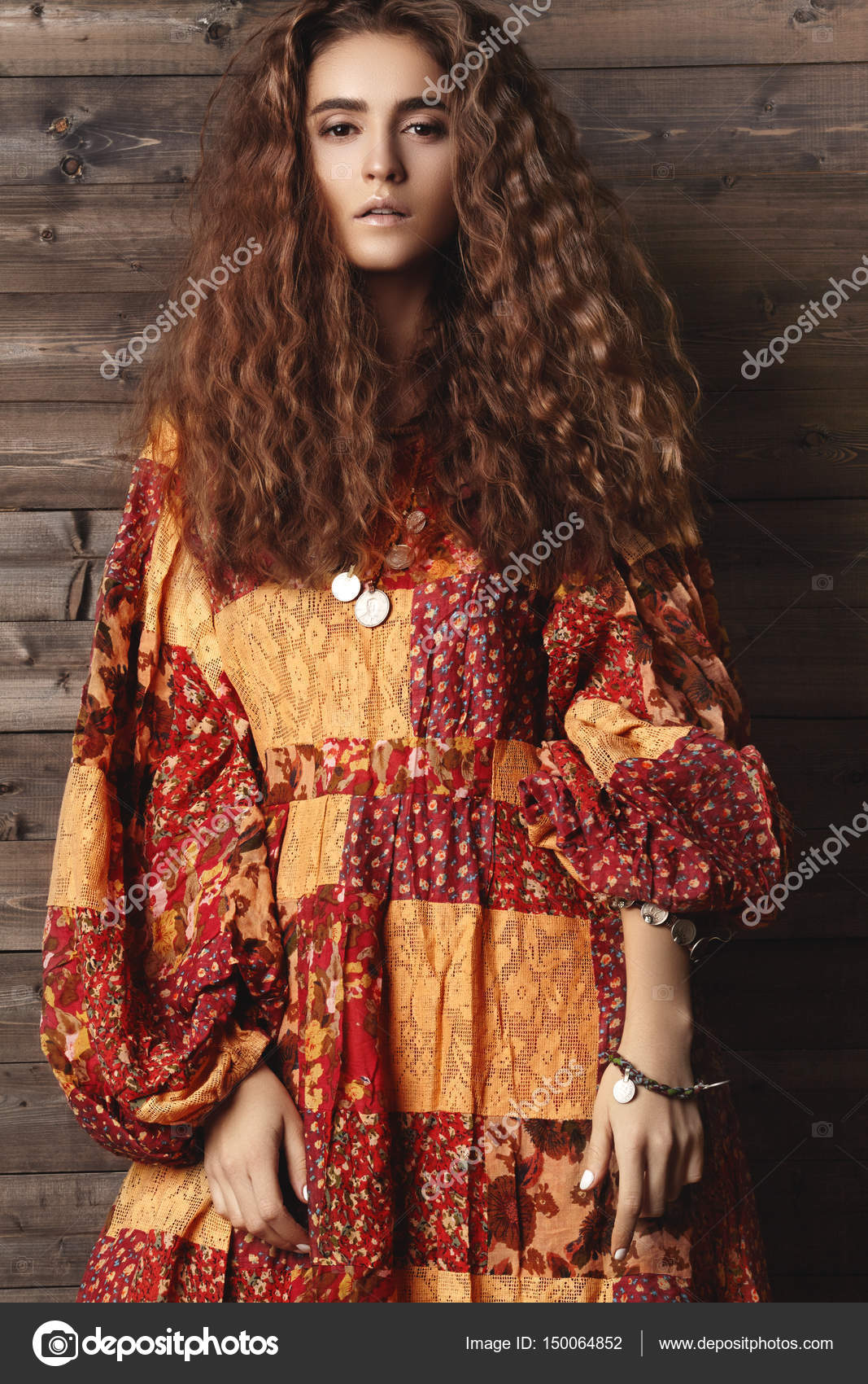 Brunette girl with long and shiny wavy hair . Beautiful model with curly hairstyle Stock Photo by ©.com 150064852 Brunette girl with long and shiny wavy hair . Beautiful model with curly hairstyle Stock Photo by ©.com 150064852