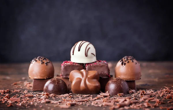 Geleneksel Belçika çikolatası — Stok fotoğraf