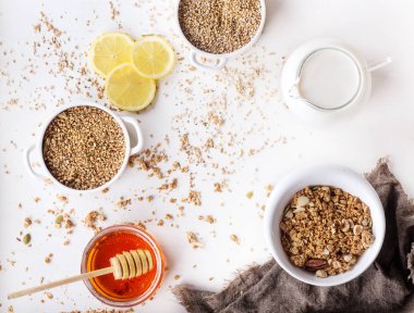 Granola Tahıl ve yulaf Kahvaltı