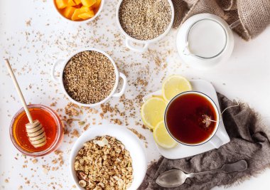 Granola Tahıl ve yulaf Kahvaltı