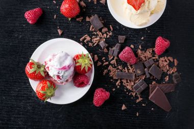 Çikolatalı dondurma koni