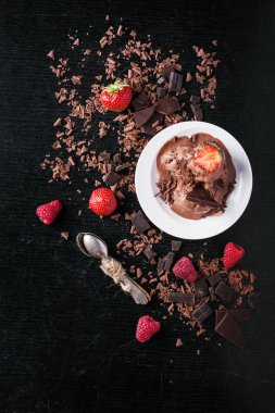 Çikolatalı dondurma koni