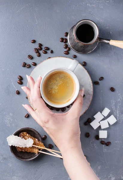 エスプレッソコーヒー一杯 — ストック写真