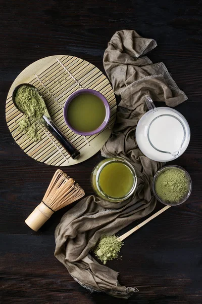 Matcha groene thee — Stockfoto