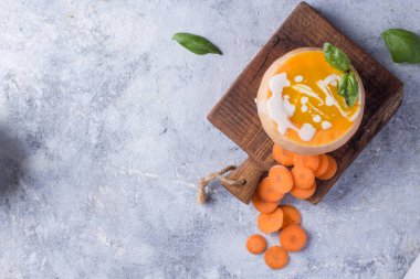 balkabağı çorbası-sebzeli