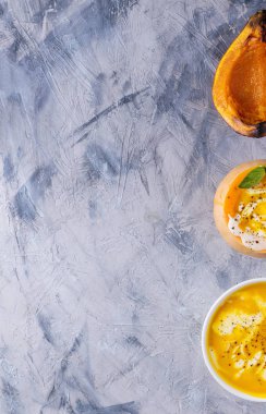 balkabağı çorbası-sebzeli