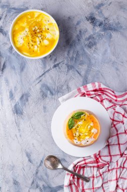 balkabağı çorbası-sebzeli