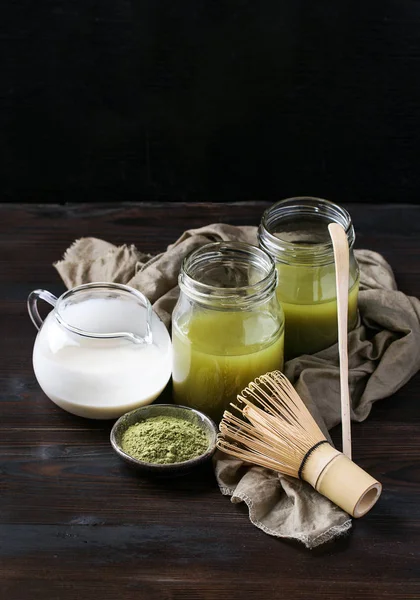 Grüner Matcha-Tee — Stockfoto