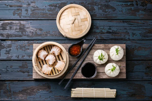 Huisgemaakte chinese dumplings — Stockfoto