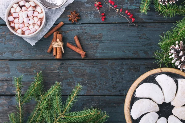 Geleneksel Noel vanilya Çerezler — Stok fotoğraf