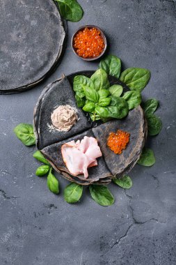 Sepya siyah mürekkep krep