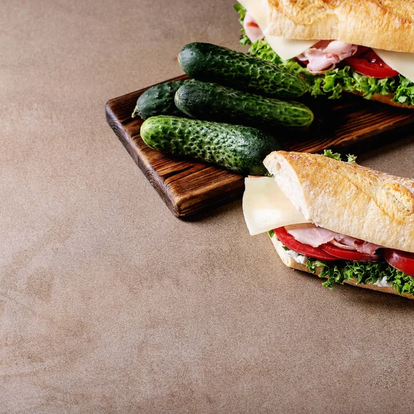 Домашний сэндвич — стоковое фото