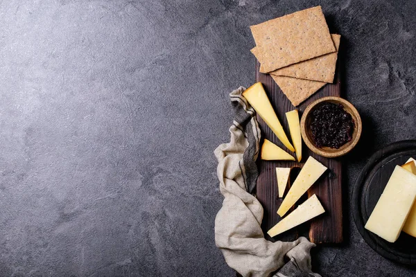 Variation des fromages à pâte dure et semi-dure — Photo