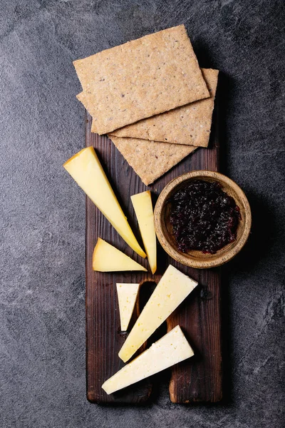 Variation des fromages à pâte dure et semi-dure — Photo