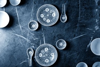 Boş çin seramik plakaları çeşitli