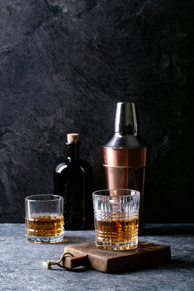 Glass of Irish whiskey