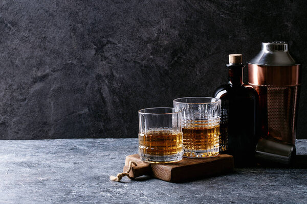 Glass of Irish whiskey