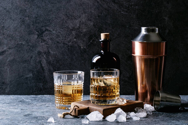 Glass of Irish whiskey