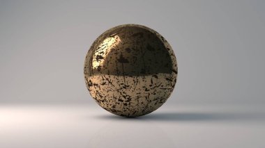kirli küre 3D render