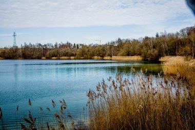 geniş açı Göl Manzaralı